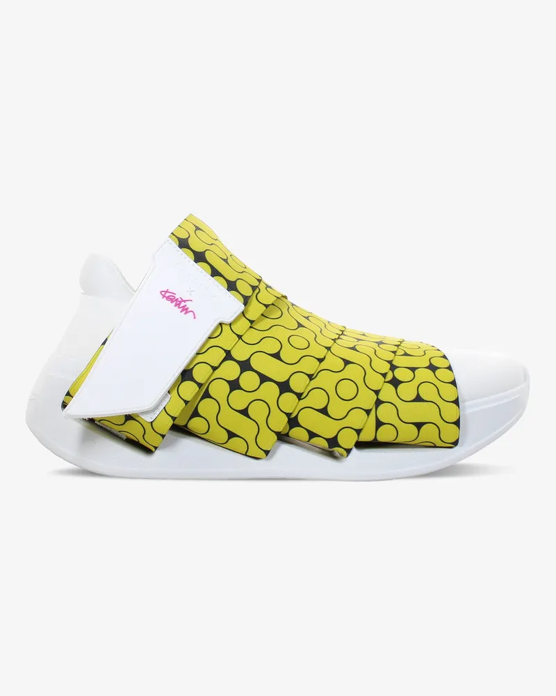 Fessura Women's Change Shoe - Karim Rashid Limited Edition 05 Yellow Everyday Sneakers White
