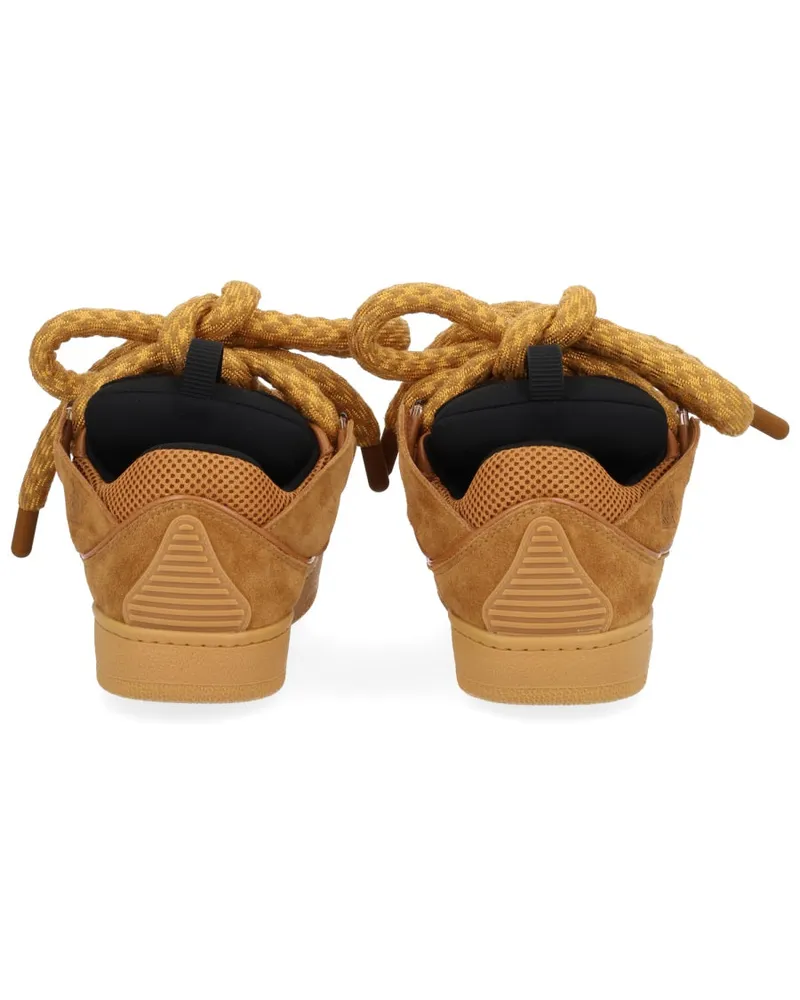 Lanvin Curb Sneaker — Brown Brown