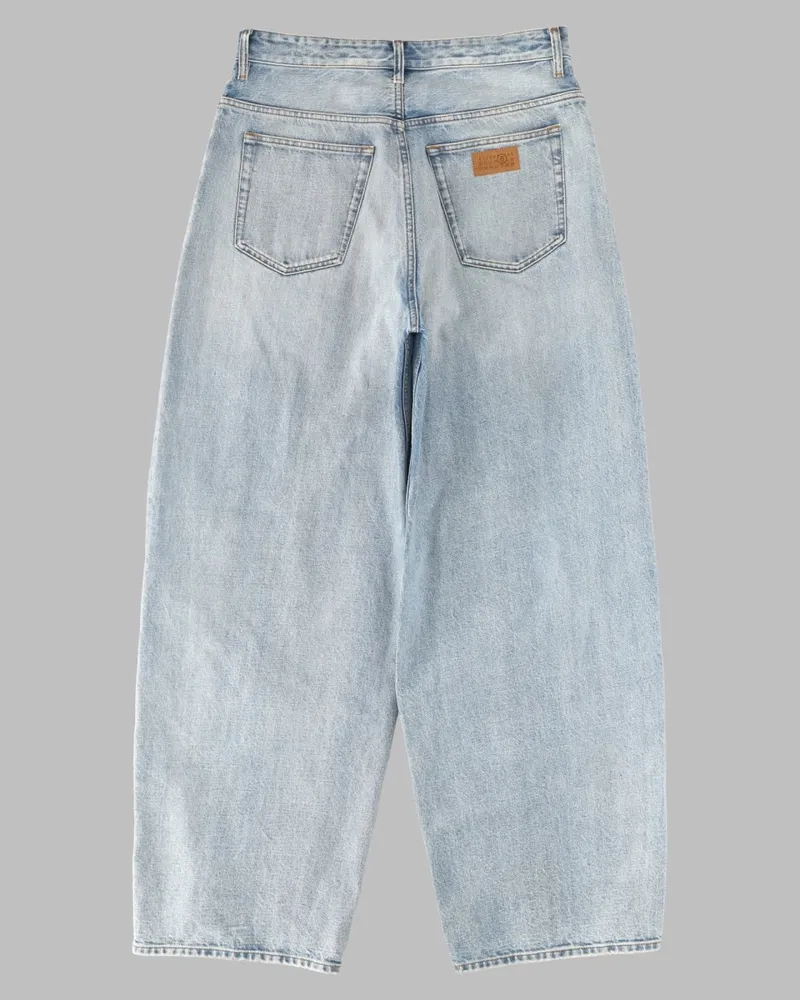 Maison Margiela Wide-Leg Five-Pocket Jeans — Blue Blue