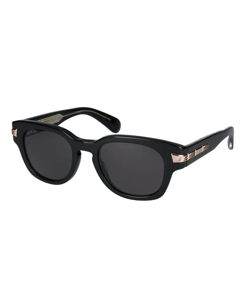 Gucci Men's Sunglasses  Gg1518s 001 Black Grey 20-145 Acetate Black