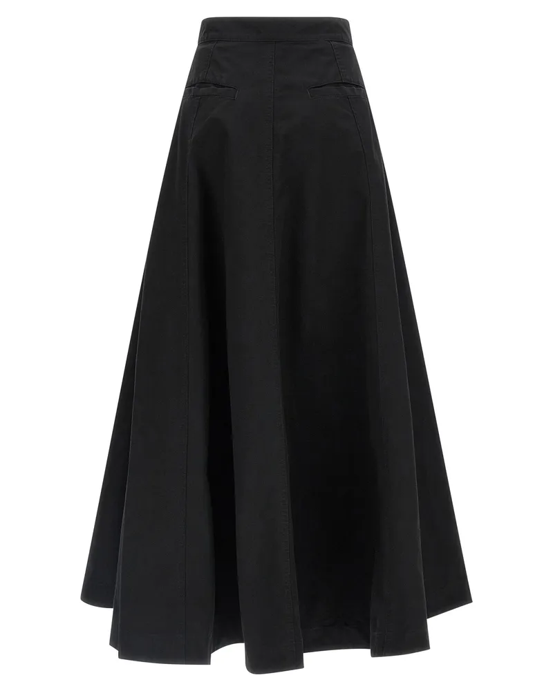 Balenciaga Godet Skirt — Black Black