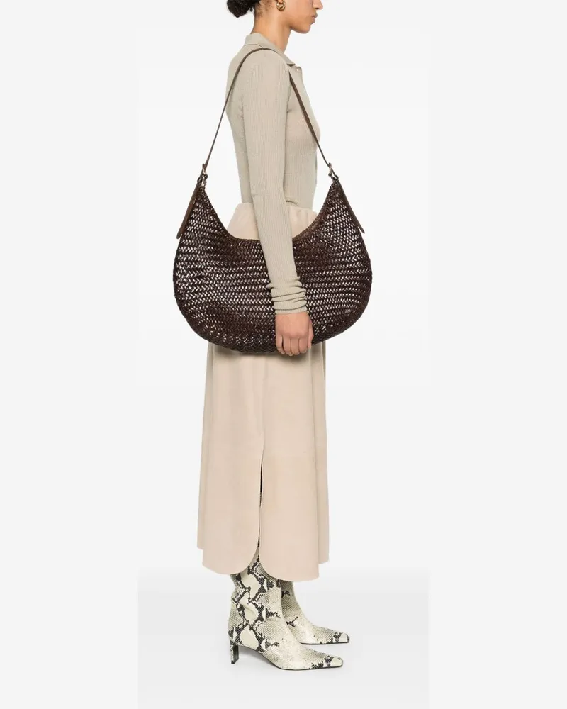 Dragon Diffusion Luna Piena Hobo Bag — Brown Brown
