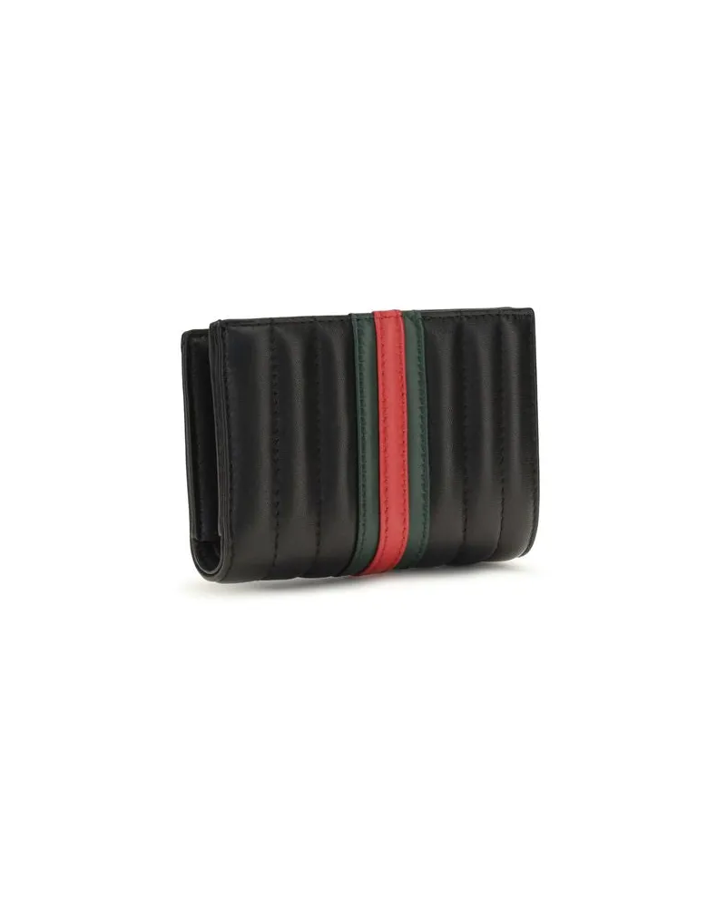 Gucci Quilted Leather Wallet — Black Black