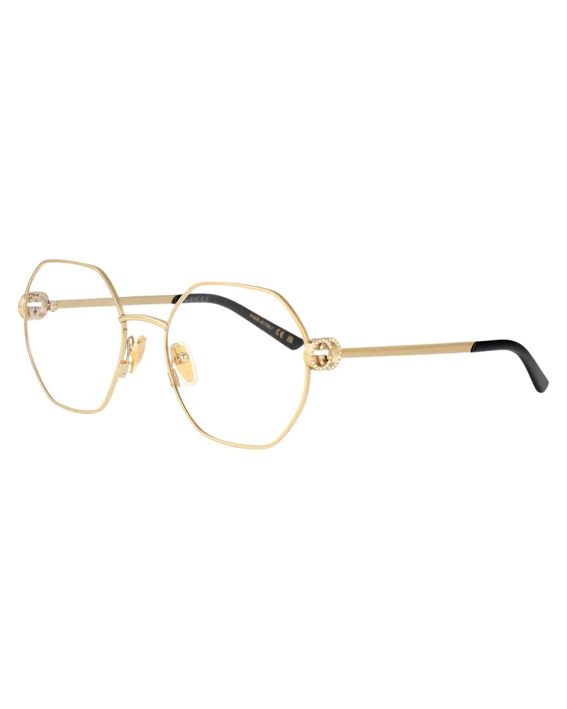 Gucci Women's Sunglasses Gg2048o Gold Metal Glasses & Frames Gold