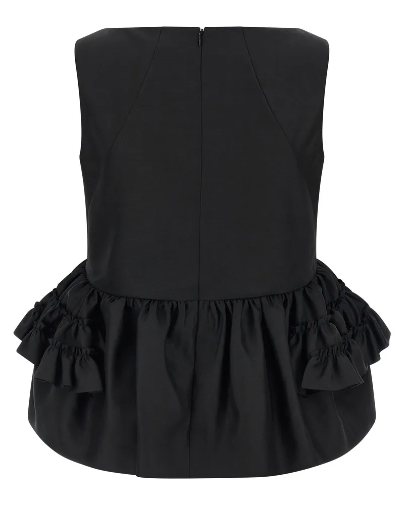 Dries van Noten Casey Top — Black Black