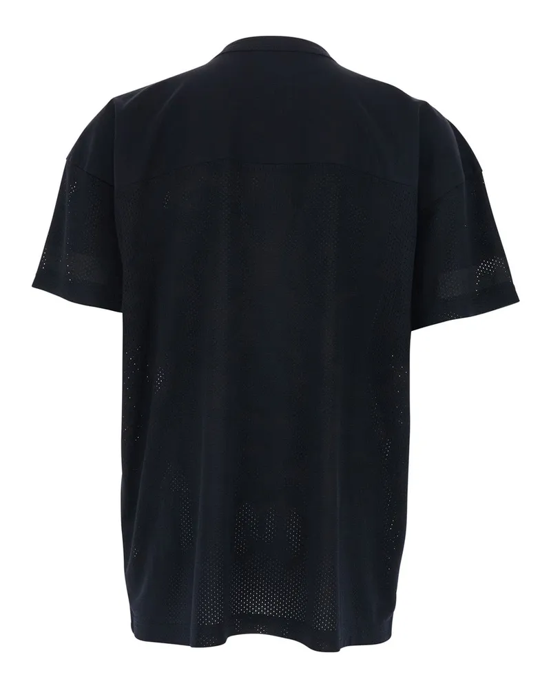 ERL Men's T-Shirt V-Neck Black Cotton T-Shirts And Polos Black