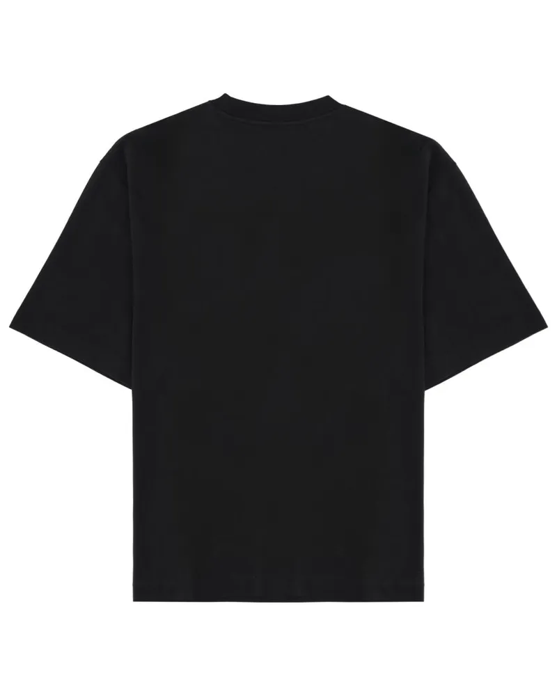 OFF-WHITE Logo-Print Cotton T-Shirt — Black Black