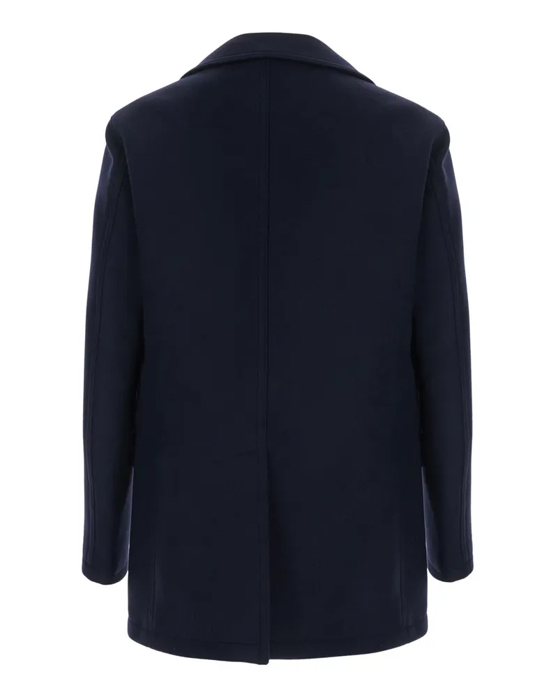 Tagliatore San Francisco Coat — Blue Blue