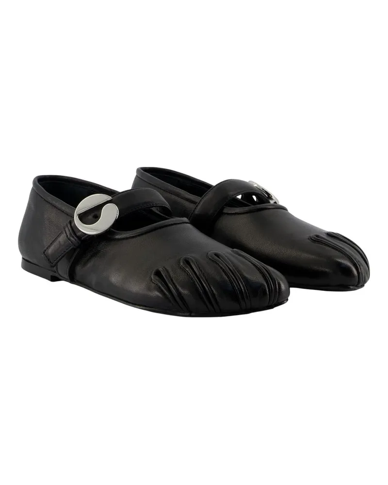 COPERNI Women's 5t Ballet Flats -  Leather Black Calfskin Shoes Flat-Shoes Black
