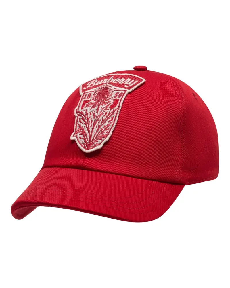 Burberry Unisex 8119825-A2175 Cotton Baseball Cap Red Red