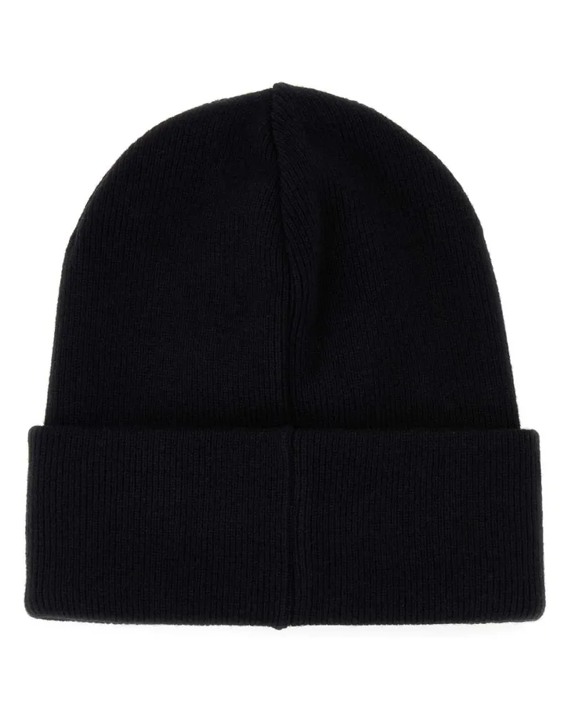 Dsquared2 Men's Black Wool Beanie Hat M084 Exterior: Cappelli Black