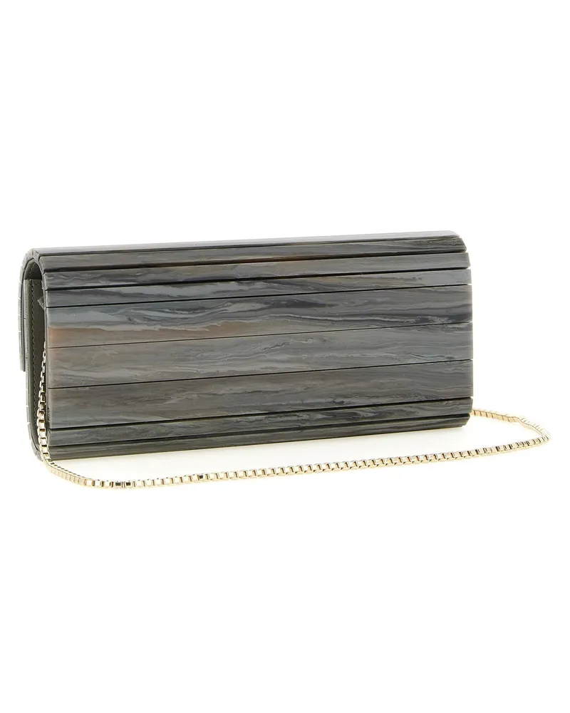 Jimmy Choo Sweetie Clutch — Gray Gray