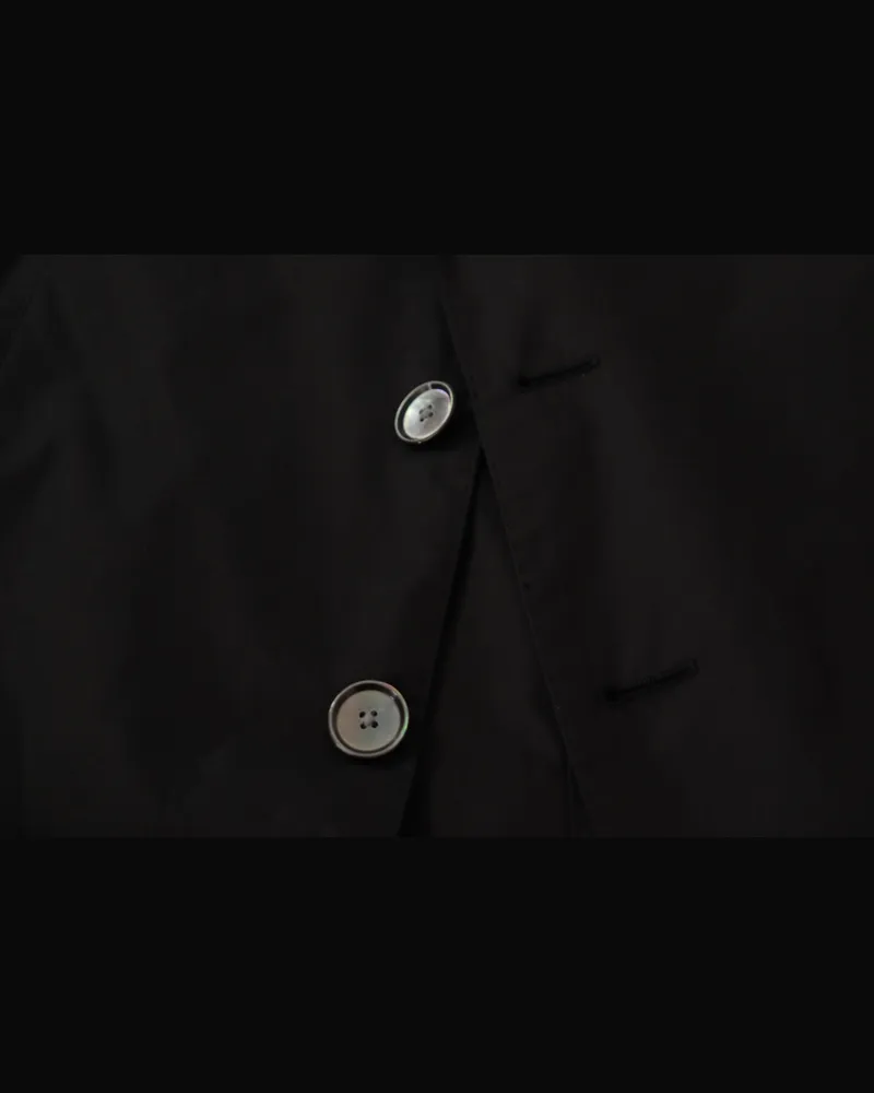 Dolce & Gabbana Men's Black Single Breasted Taormina Blazer Cotton Clothing Black