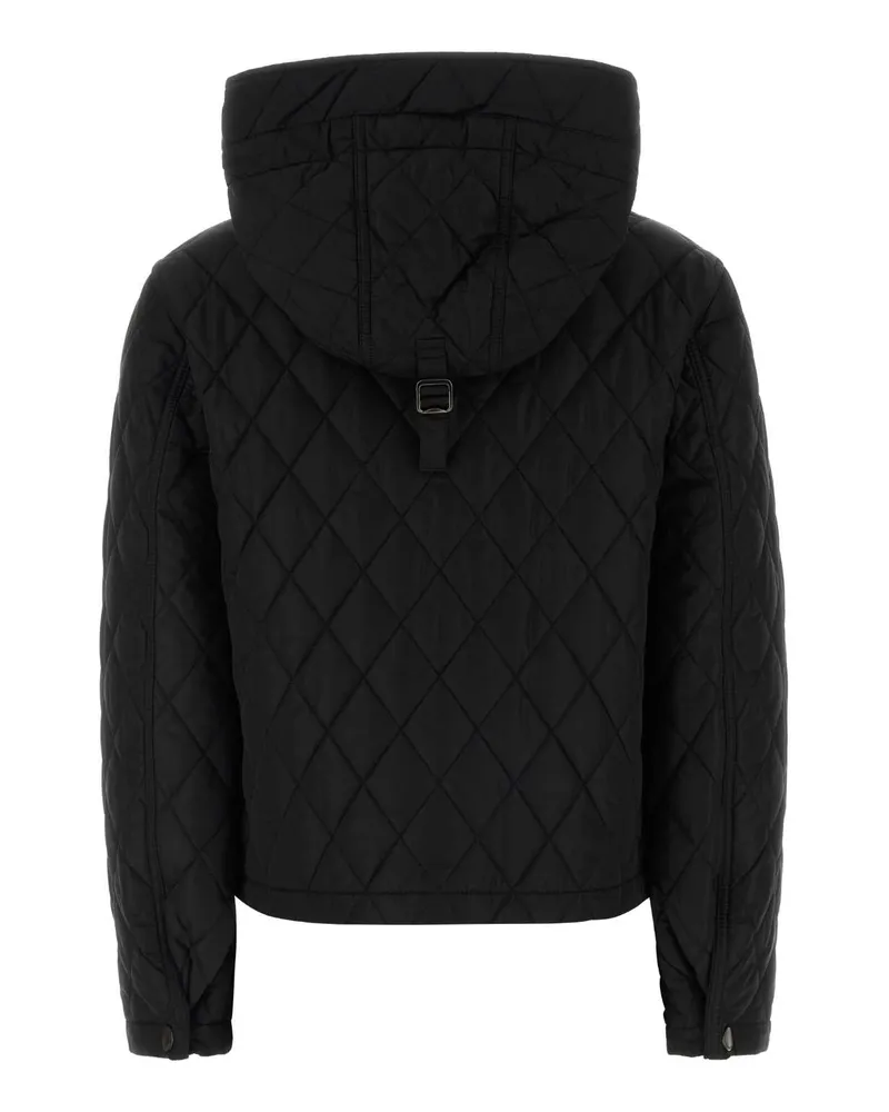 Burberry Women's Black Nylon Jacket Giubbini Black
