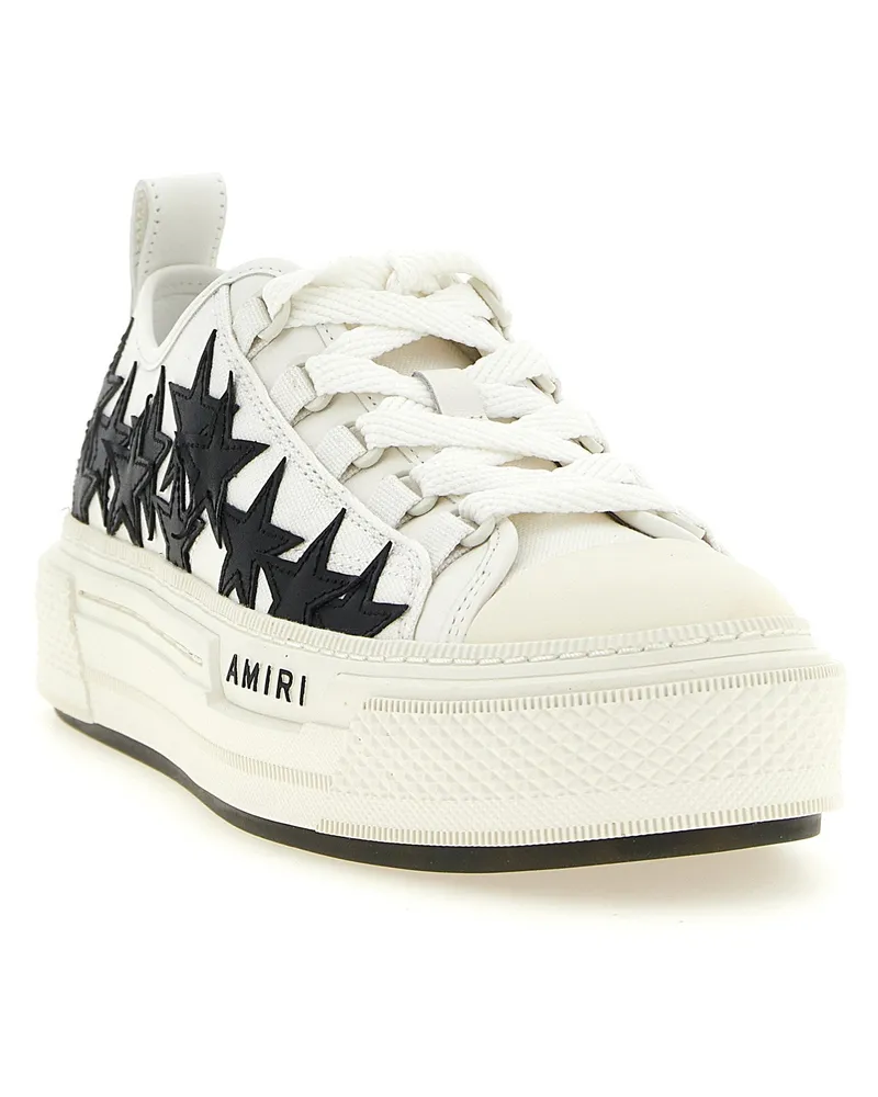 Amiri Stars Court Low Sneakers — White White