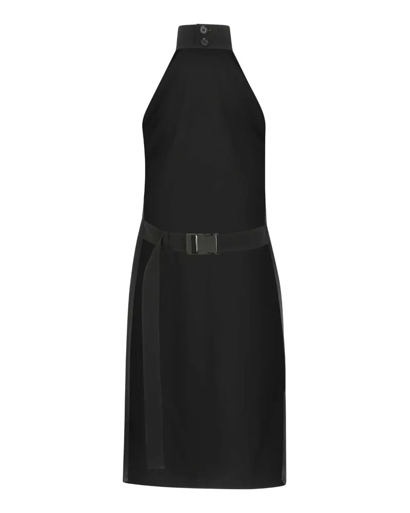Burberry Women's Black Crepe Top A1189 Exterior: Silk Elastane Abiti Black