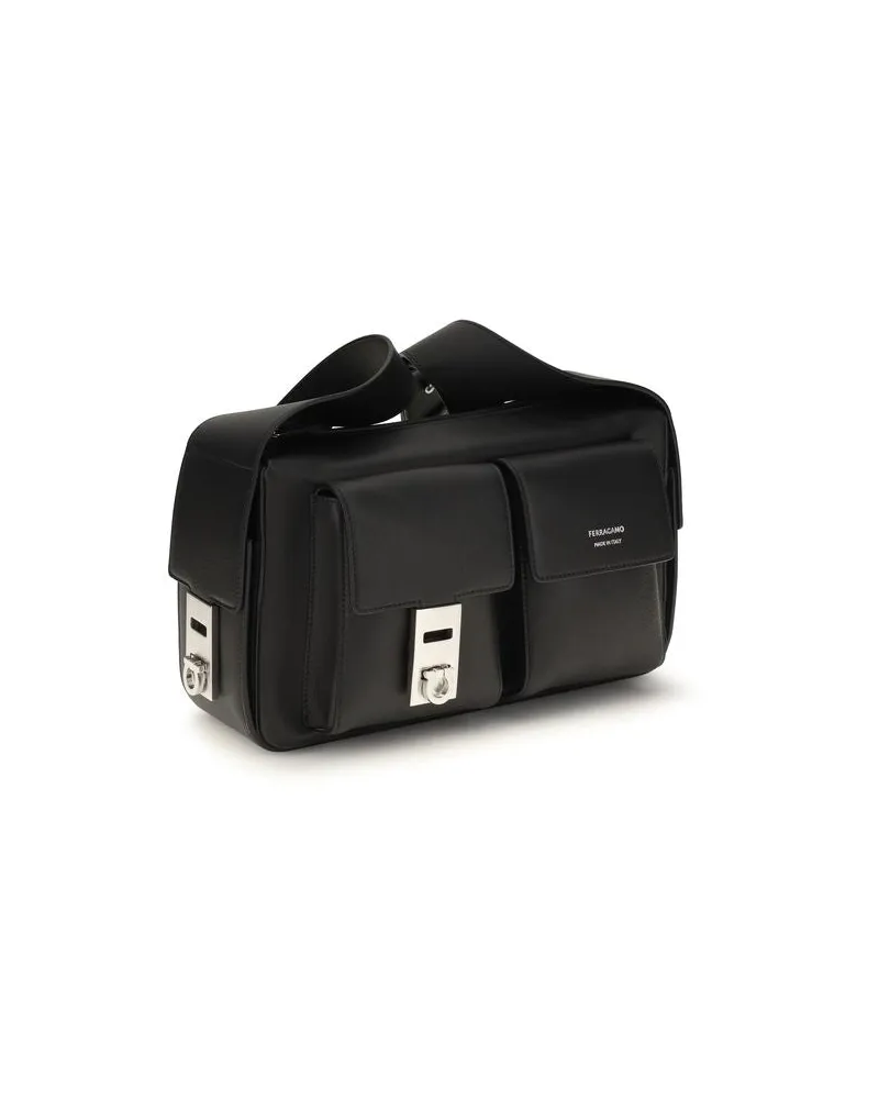 Ferragamo Shoulder Bag — Black Black
