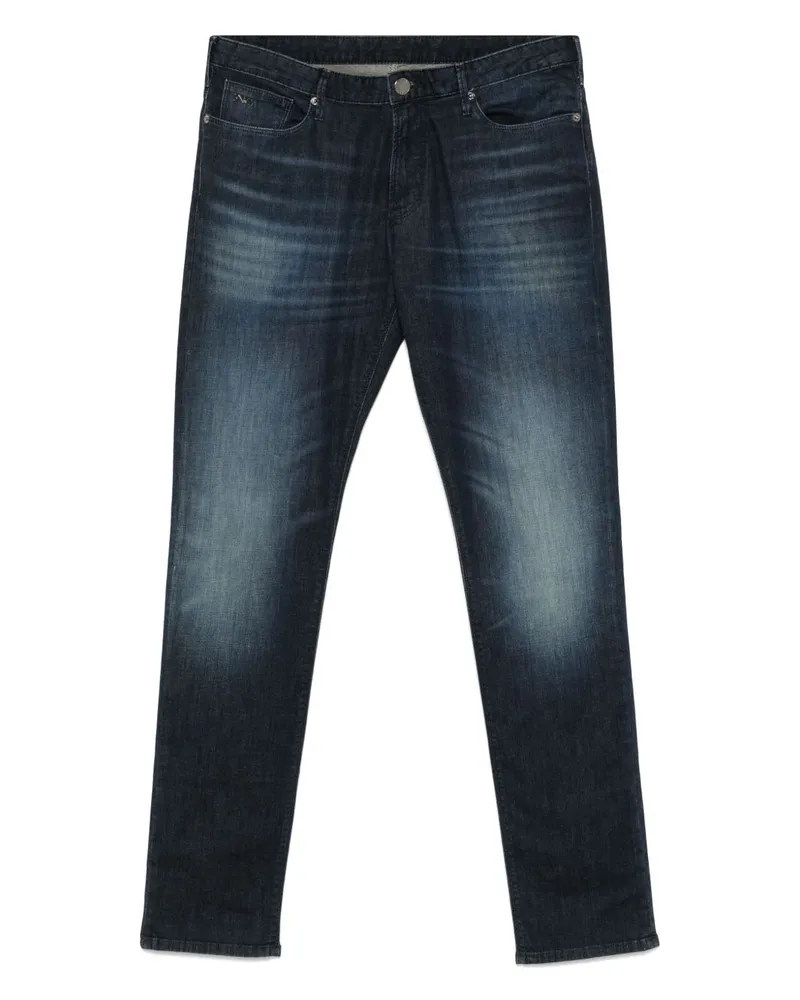 Emporio Armani Slim Denim Jeans — Navy Navy