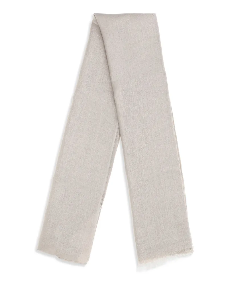 Brunello Cucinelli Women's Silk And Cashmere Scarf Deserto Scarfs Beige