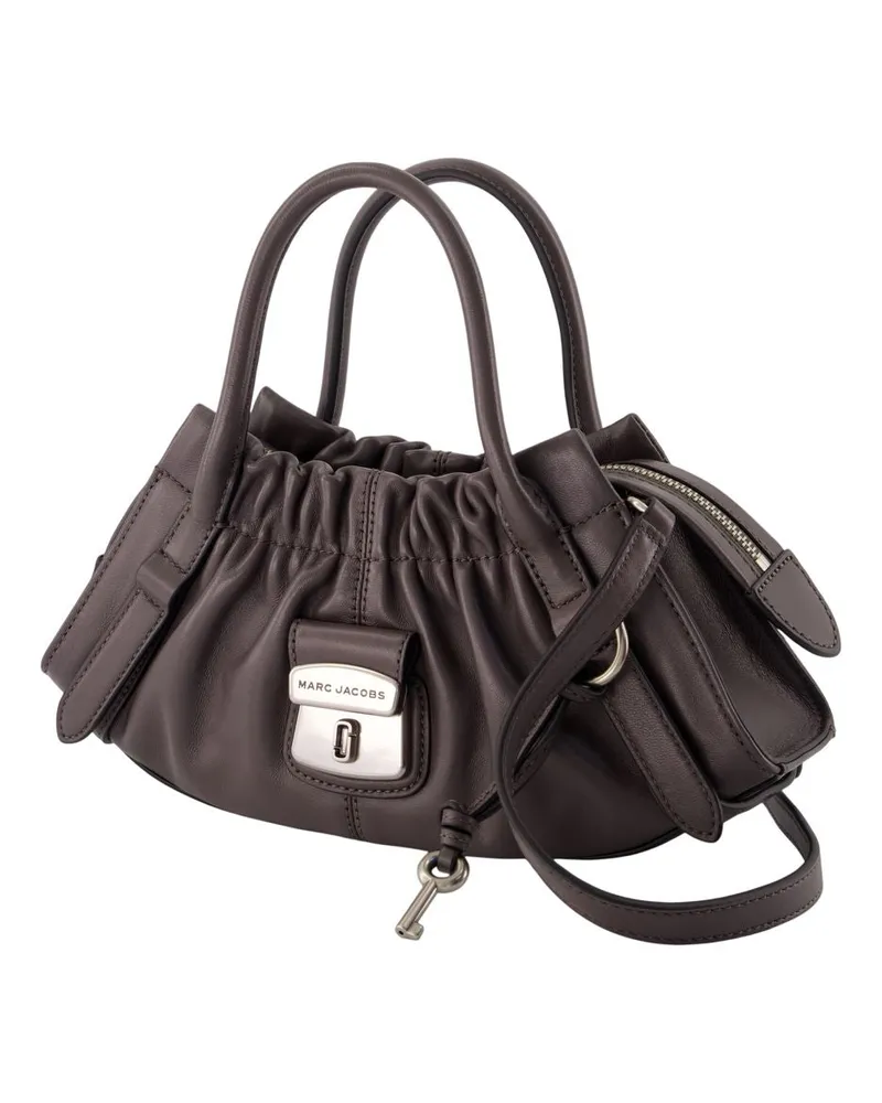 Marc Jacobs Women's The Small Satchel Shoulder Bag -  Leather Brown Lambskin Shoulder-Hobo-Bags Brown