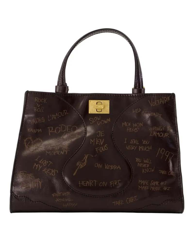 Zadig & Voltaire Jack Nano Top Handle Bag — Brown Brown
