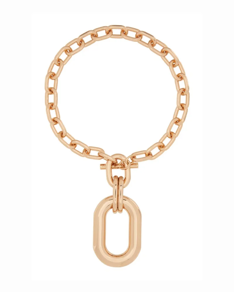 Paco Rabanne Link Necklace — Pink Pink