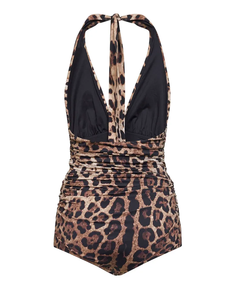 Dolce & Gabbana Women's One-Piece Swimsuit Multicolour Polyamide Swimwear Sea Clothing Multicolor