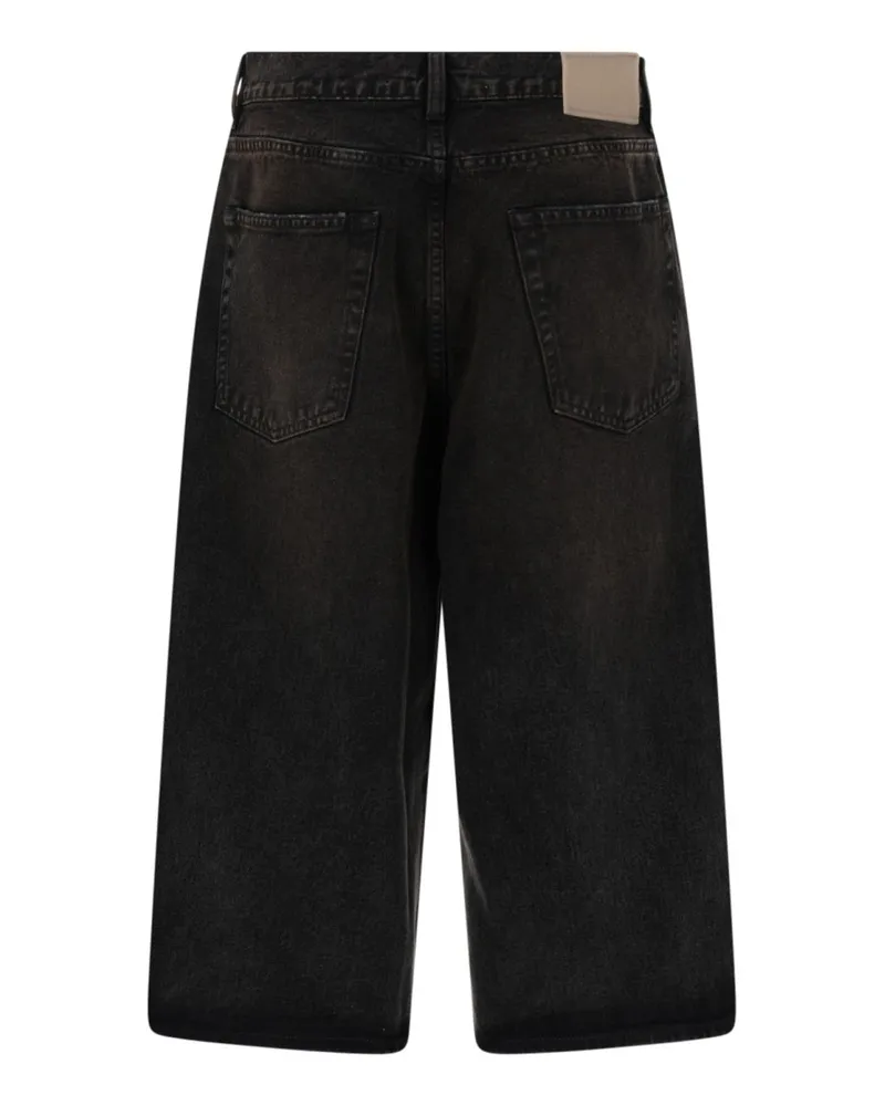 Our Legacy Capri Cut Cotton Bermuda Shorts — Green 