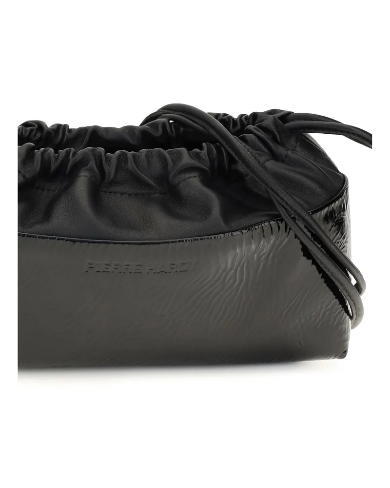 Pierre Hardy Women's Clutch Bag Twin Black Leather Calf (bos Taurus) Shoulder Black
