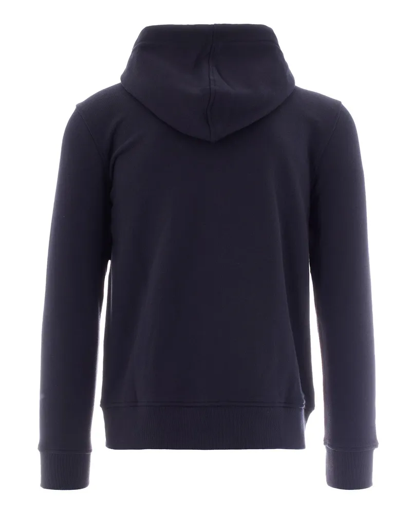 K-Way Men's Hooded Sweatshirt Antony French Terry Blue Depth Cotton Sweatshirts Sweater Blue