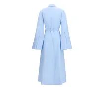 Women's Carmina Shirtdress Light Blue Cotton Dress