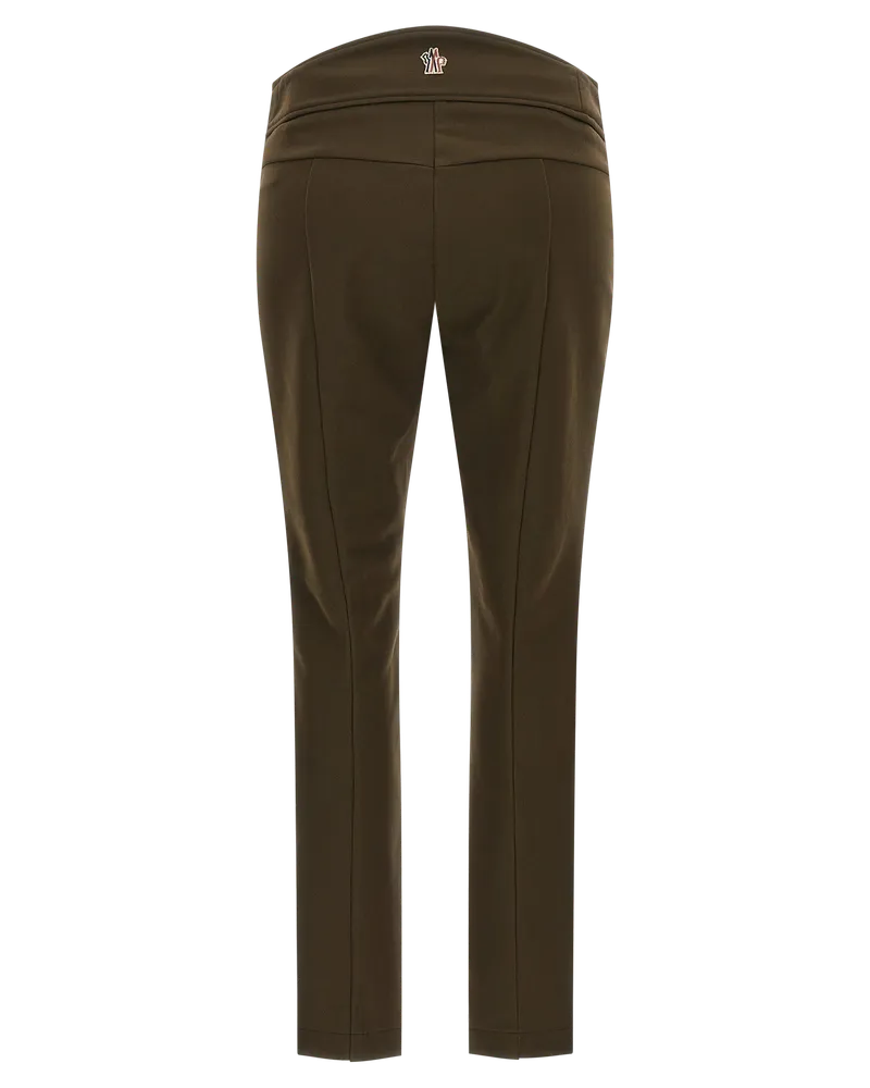 Moncler Technical Twill Trousers — Green Green