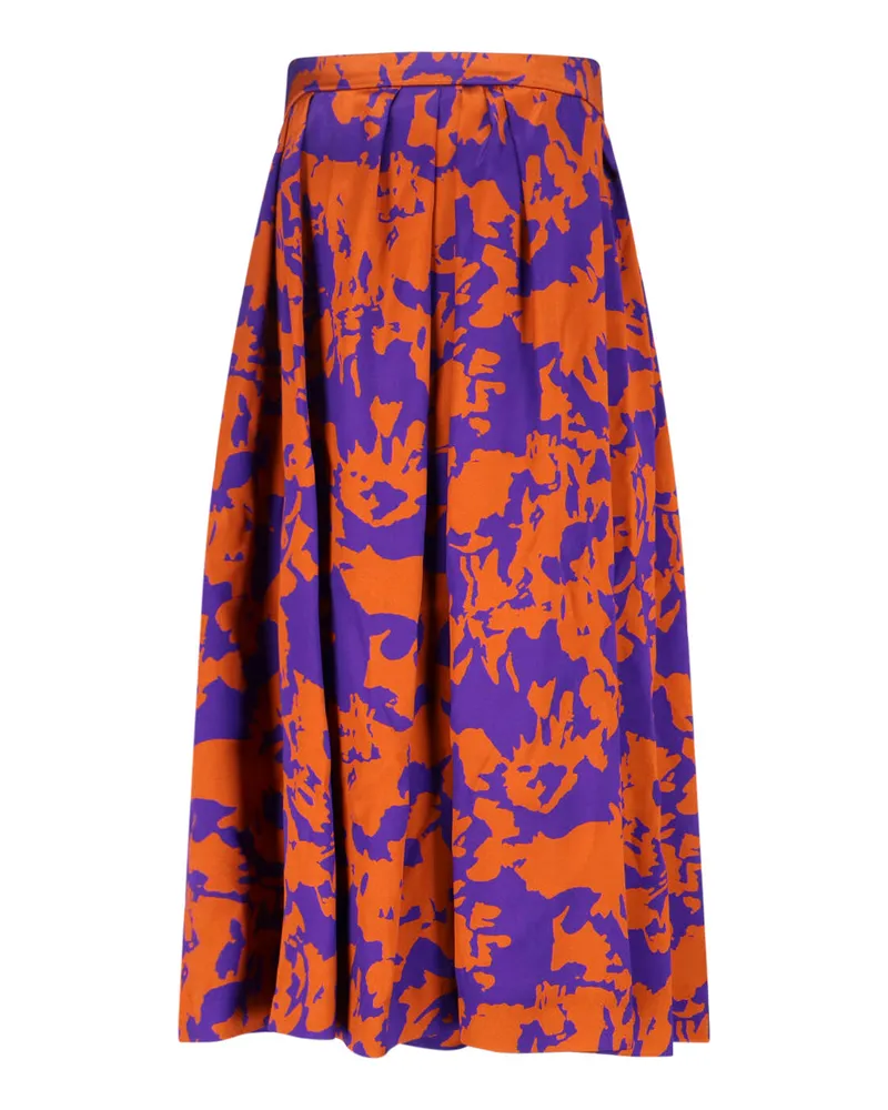 Dries van Noten Women's Skirts Orange Viscose Orange