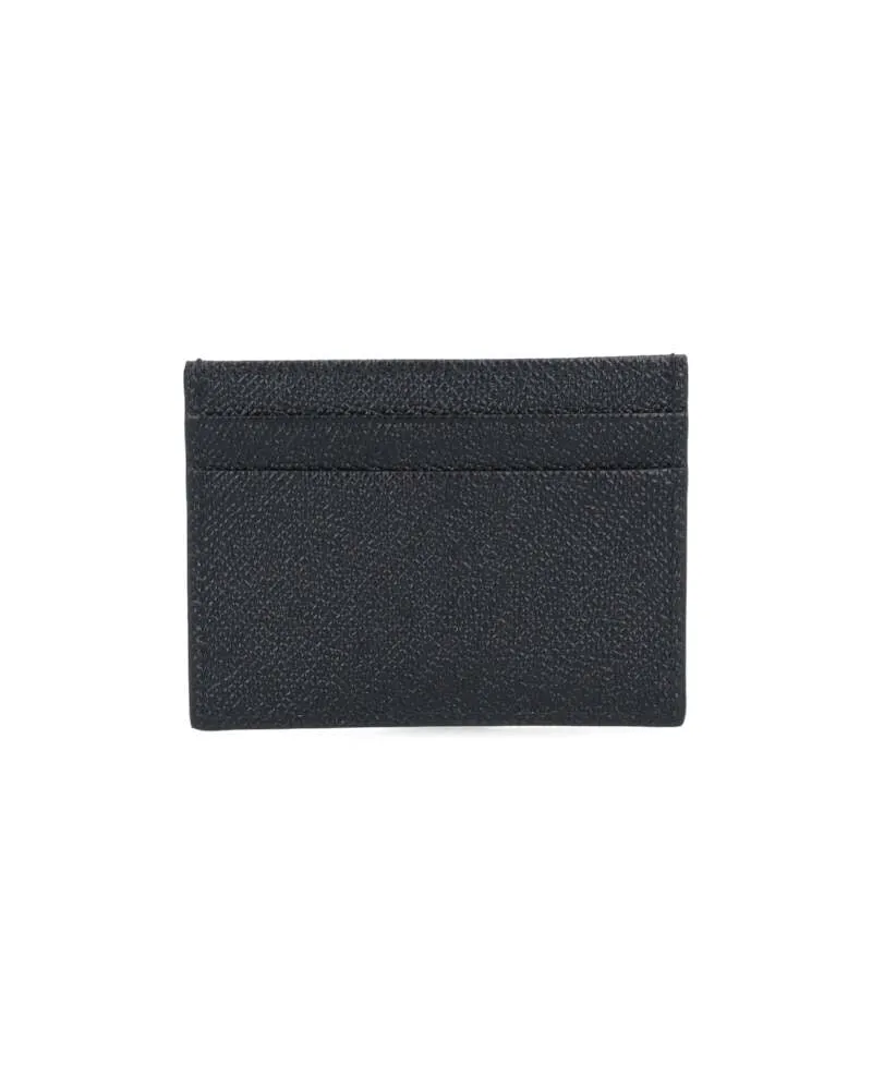 Dolce & Gabbana Women's Wallets Black Calf Leather Black