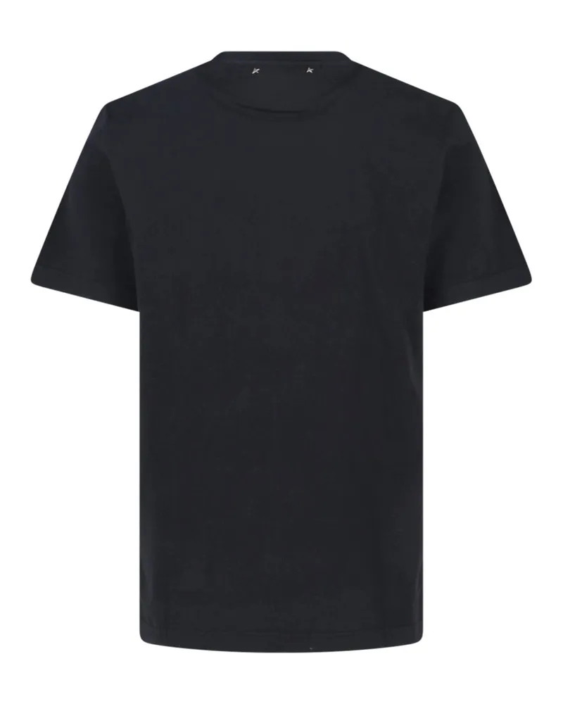 Golden Goose Men's T-Shirts And Polos Black Cotton Black