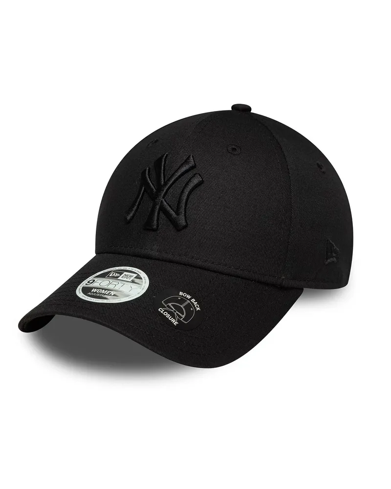 New Era Men's Cap Bowback 9forty Black Crown Hat Black
