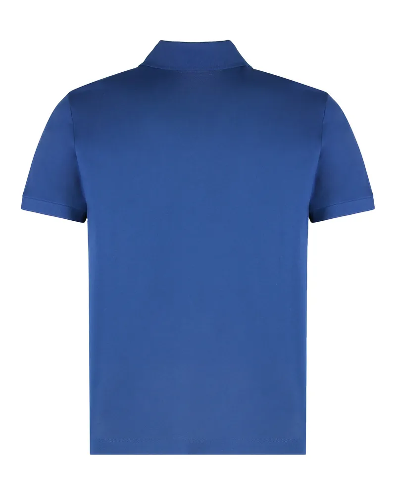 Paul & Shark Men's Cotton Piqué Polo Shirt Blue T-shirts And Polos Blue