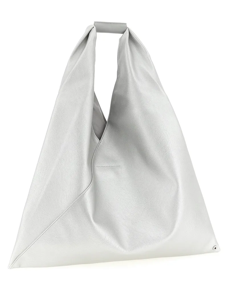 Maison Margiela Women's Silver Polyethylene Handbag Bag White