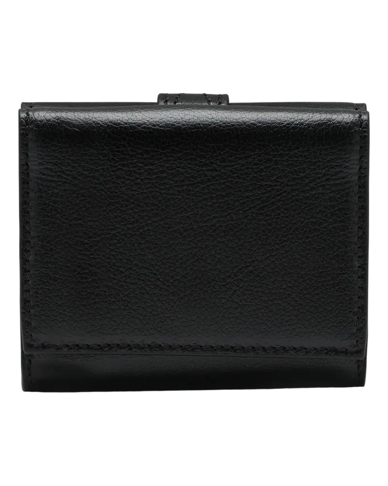Chloé Women's Mini Portefeuille Trifold Paddington Black Wallet Black