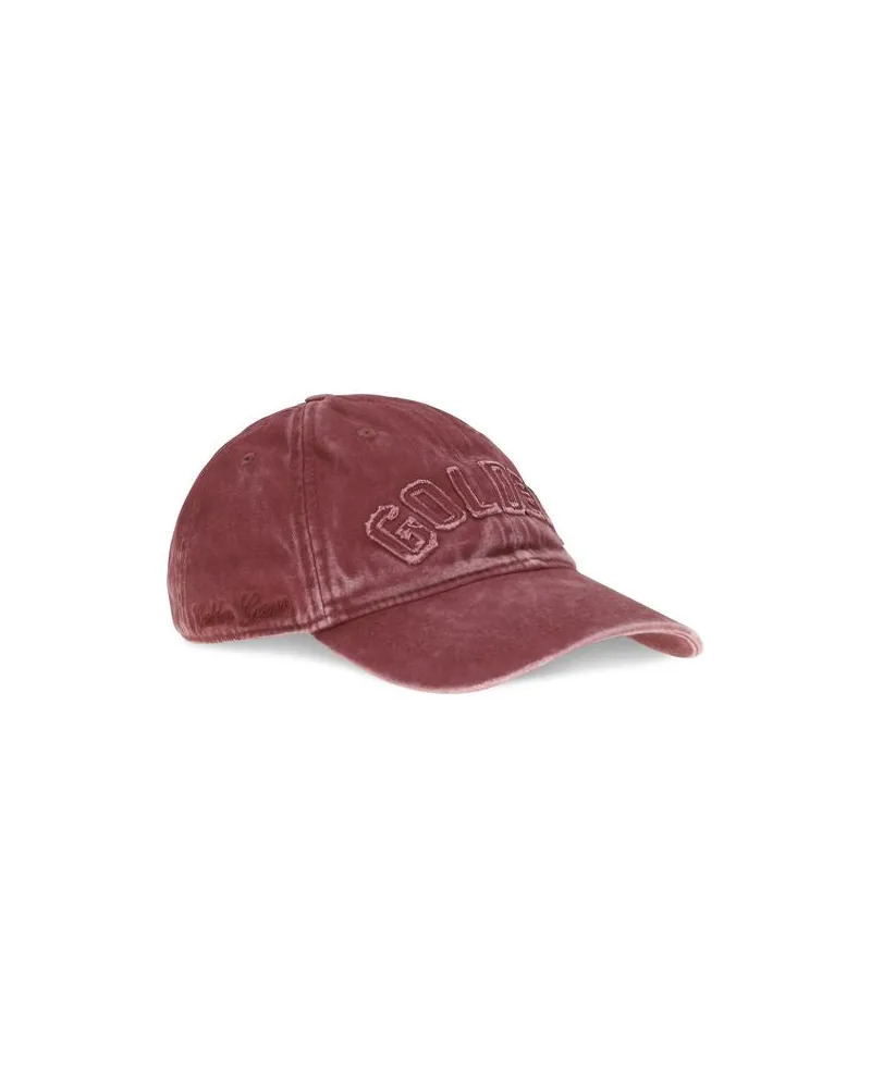 Golden Goose Women's Bordeaux Cotton Cap (baseball Hat Bordeaux