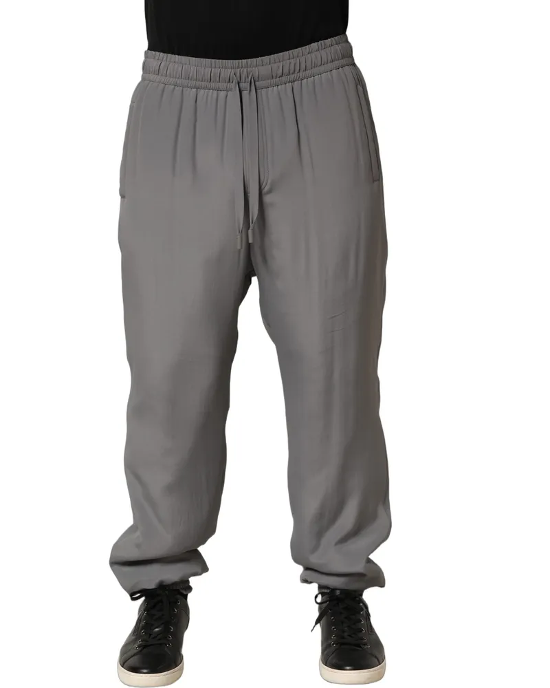 Dolce & Gabbana Men's Cotton Joggers Gray Gray