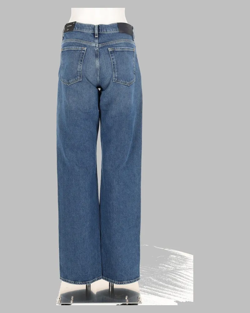 7 for all mankind Cotton Blend Jeans — Blue Blue