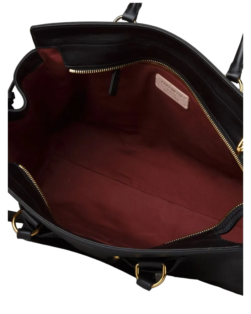 Coccinelle Women's Handbag Black Cow Leather Black