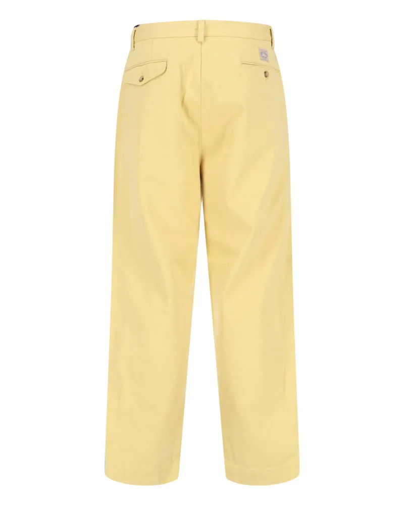 Ralph Lauren Men's Trousers Yellow Cotton Yellow