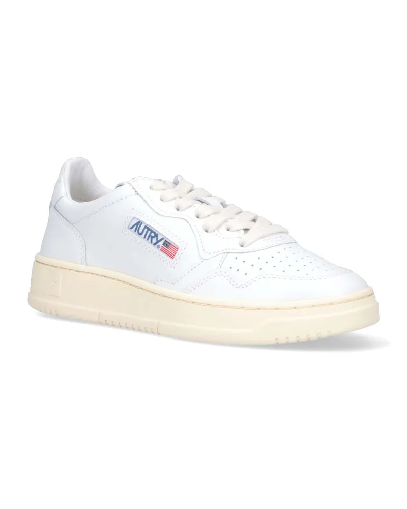 AUTRY Women's Sneakers White Upper: Cow Leather White