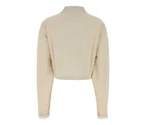 Women's Cotton Piquet Polo Shirt Beige