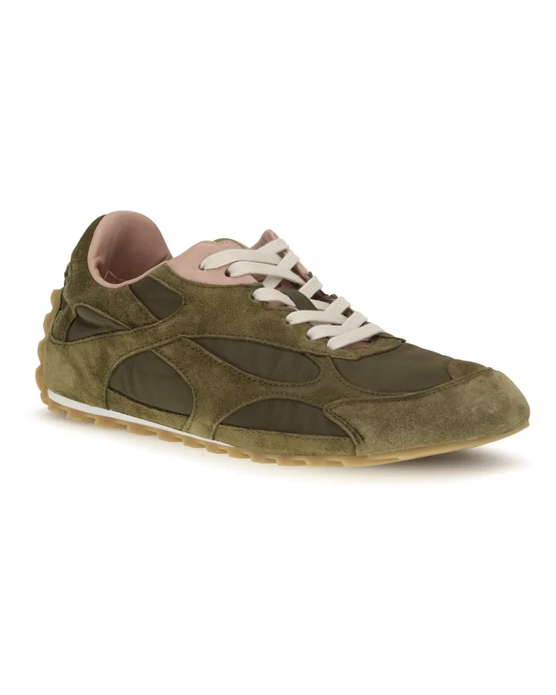 Bottega Veneta Orbit Flash Sneaker — Green Green