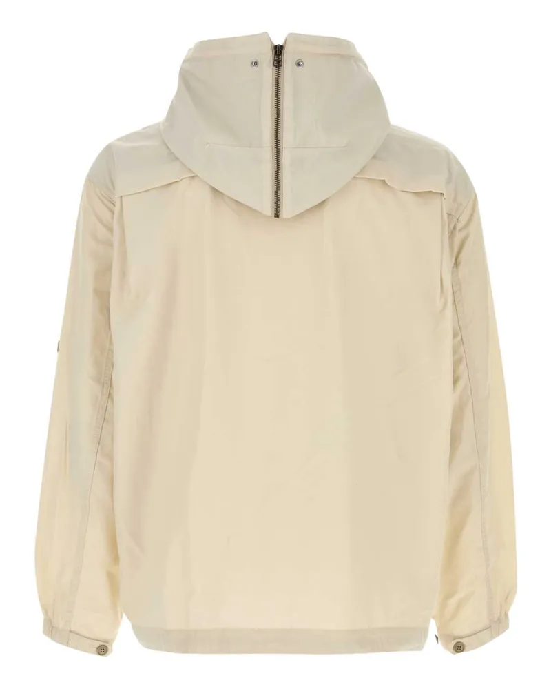 nanamica Unisex Ivory Nylon Jacket Lightbeige Exterior: Giubbini Beige