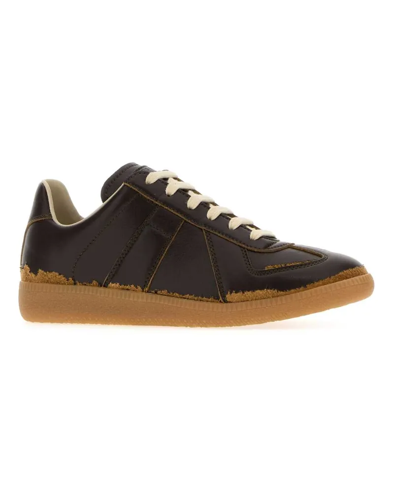 Maison Margiela S58ws0270p7414 Hb056 Darkbrowncamel Sneaker Brown