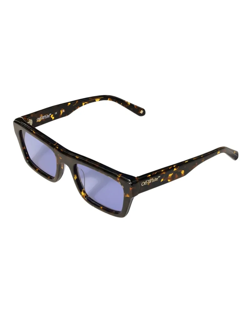 OFF-WHITE Unisex Sunglasses Flint Shiny Havana Acetate Brown
